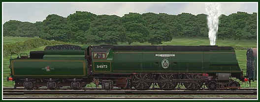 Un-rebuilt Battle of Britain class 257 Squadron