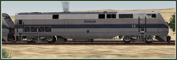 Amtrak #12 Sideview