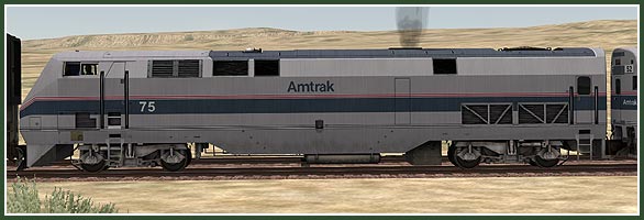 Amtrak #75 Sideview