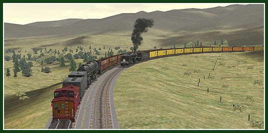 Vintage Trains Over Tehachapi Pass add-on for Microsoft Train Simulator