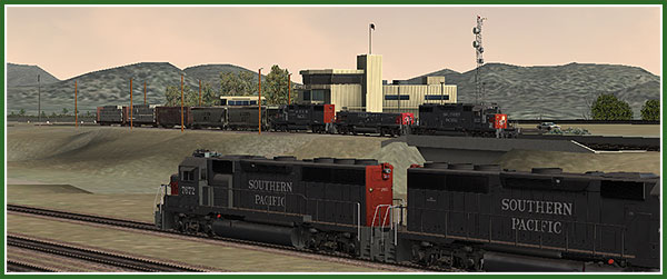 The SP West Colton Route addon for Microsoft Train Simulator