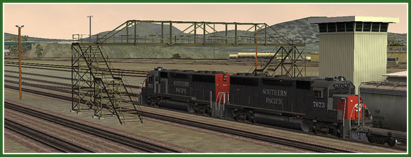 The SP West Colton Route addon for Microsoft Train Simulator