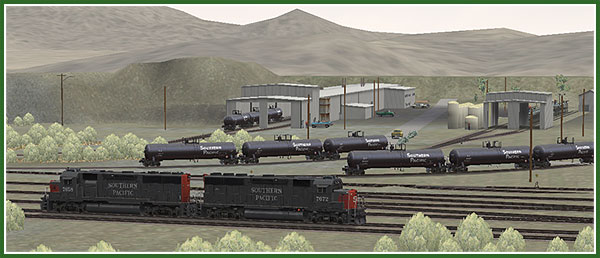 The SP West Colton Route addon for Microsoft Train Simulator