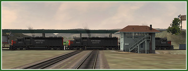 The SP West Colton Route addon for Microsoft Train Simulator