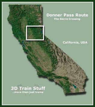 map of California and project area