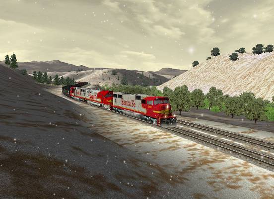 3D TRAIN STUFF - TEHACHAPI  PASS ROUTE II
