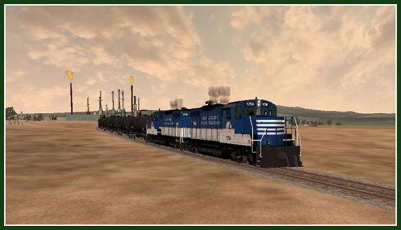 The San Joaquin RR is also featured in this add-on for microsoft train simulator