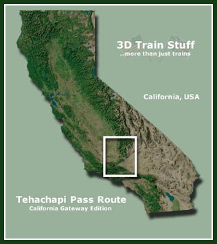 map of California and project area